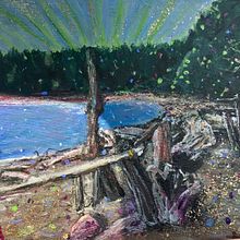 Sound wave . Pintura Acrílica projeto de Juliana C - 28.12.2025