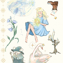 i wish  . % Lookwa Cholanut tarafından hazırlanan Dijital İllüstras, on, Mürekkep İllüstras, Ve onu projesi - 12.28.2025