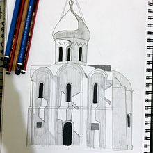 My architecture drawing . Architectural Illustration, Artistic Drawing, Drawing, and Pencil Drawing project by anaceciliacruzp - 12.29.2025