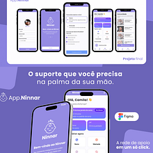 App Ninnar. Un projet de Conception d'applications, Conception mobile, UX / UI , et Conception de produits numériques de Beatriz Nogueira - 29.12.2025