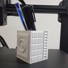 Diseño e impresión 3D de un porta lápiz . % Frank Mora tarafından hazırlanan 3D, 3D Tasarım, Ürün Tasarımı, 3D Modelleme, Endüstri, Ve el tasarım projesi - 12.30.2025