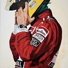Senna.. Painting, Traditional illustration, Acr, and lic Painting project by Emmanuel Pondevie - 01.01.2026