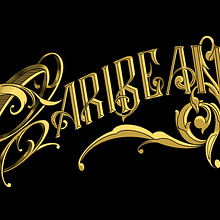 Caribean. Lettering, 3D Lettering, and Digital Lettering project by josueisaaccruzparedes - 01.02.2026