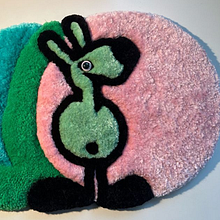 Wandteppich "Wende dein Gesicht der Sonne zu...". Een project van Punch needle van Sabine-Ines Reip - 02.01.2026