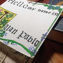 Adım, süslü Gotik tarzı harflerle yazılmış. . % jpgliido tarafından hazırlanan Kaligrafi projesi - 01.03.2026