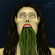 Purgación (2024) Ein Projekt aus dem Bereich Digitale Illustration, Zeichnung, Porträtzeichnung, Digitale Zeichnung, Artistische Zeichnung und Digitale Malerei von Catalina Seidman - 04.01.2026