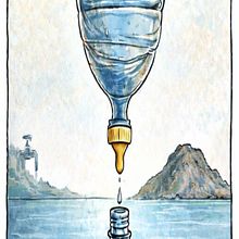 83 drops of fresh water. Writing, Comic, and Drawing project by Xhenson Cela - 01.04.2026