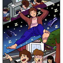 Project: Happiness and Childhood. Comic, Traditional illustration, Digital Illustration, Narrative, Stor, telling, and Manga project by Kevin Oliveira - 01.04.2026