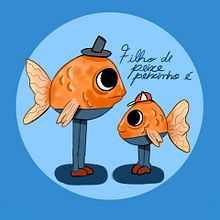 "Like father, like son". Digital Illustration project by Sara Oliveira - 01.06.2026