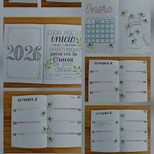 Bullet journal 2026 Gina Piñeros . Projekt z dziedziny  R, sunek,  Pismo dekorac, jne, Trad, c, jna ilustracja, T i pografia użytkownika paolapineros991 - 07.01.2026