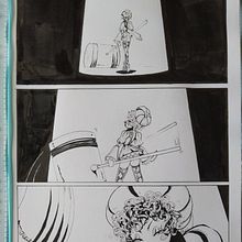 Pagliaccia, fumetto di FONZOS. Comic, Drawing, Ink Illustration, Narrative, and Watercolor Painting project by fonzos - 01.10.2026