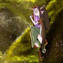 Sibilla . Un projet de Conception de personnages, Dessin numérique, Illustration numérique et Illustration traditionnelle de Alissa Mantero - 11.01.2026