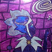 "Hermano de las Estrellas" (Mini vitral de papel). Drawing, DIY, Pencil Drawing, and Video Games project by Lucia Acosta - 01.12.2026