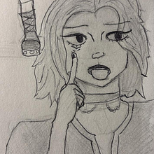 Kate. Een project van  Tekening, Tekening met potlood, Realistische tekening, Anatomisch tekenen y  Schetsen van monseali - 12.01.2026