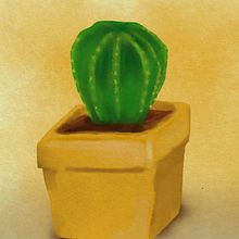 Cactus de mi ex. Drawing, Traditional illustration, Digital Illustration, and Digital Drawing project by Glenda Valentina Oñate - 01.12.2026