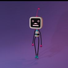 Robi 3D Modelling in Blender . Desain Karakter, Desain Produk, Grafik Gerak, Dan pemodelan 3D proyek oleh Angela Schuchart - 01.13.2026