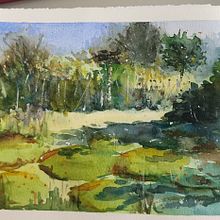 Vitória Régia. Fine Arts, Painting, and Watercolor Painting project by Ana Valeria Chaves - 01.13.2026