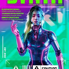 PORTADA REVISTA SYNTH. Un projet de Illustration numérique, Photomontage , et Conception éditoriale de Martin Corella - 14.01.2026