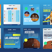 Identidad visual ChileOpen 2025. Un projet de Design graphique, Direction artistique, Design , Br, ing et identité , et Stratégie de marque de Aline Morizon - 15.01.2026