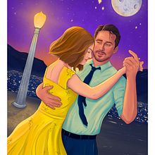 -Los amores y sus vidas- Ilustración animada inspirada en Lalaland. Digital Drawing, Traditional illustration, and Digital Illustration project by Mateo Clavijo M - 01.16.2026