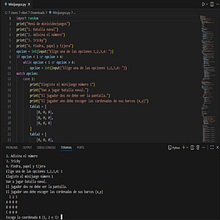Menú de minivideojuegos programado en Python . % Nicolas tarafından hazırlanan Programlama, Ve Web Geliştirme projesi - 01.18.2026