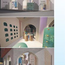 Sueño entre Nubes. Arquitetura de interiores, Retail Design, Design de interiores, Interiores, e Design de espaços projeto de Delya Calahorrano - 19.01.2026