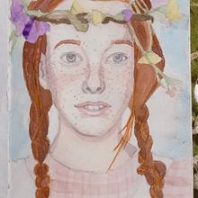 Anne Shirley Cuthbert Ein Projekt aus dem Bereich Bildende Künste, Porträtzeichnung, Malerei und Aquarellmalerei von datilescatherineclaro - 19.01.2026