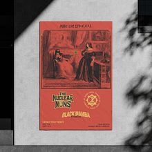The Nuclear Nuns concert poster. Projekt z dziedziny  Reklama,  Sztuki piękne i  Projektowanie plakatów użytkownika Nick Chinaris - 19.01.2026