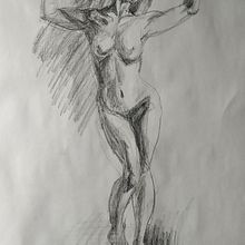 Final drawing for the anatomy course. Un progetto di Disegno, Disegno anatomico, Belle arti e Disegno realistico di Maura Serrano - 19.01.2026