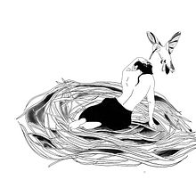 Reflecting on life. Traditional illustration, Drawing, and Tattoo Design project by robynaharrell - 01.21.2026