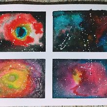Mi proyecto final - Nebulosas. Un progetto di Belle arti, Pittura, Illustrazione tradizionale e Pittura ad acquerello di Laura O - 25.01.2026