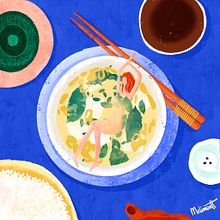 „Ein voller Bauch macht ein glückliches Herz“ Ein Projekt aus dem Bereich Digitale Illustration, Stor, telling, Digitale Zeichnung, Verlagsdesign, Digitale Malerei und Artistische Zeichnung von Melissa Montenegro - 29.01.2026