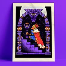 Em terra de cego, quem tem um olho é rei. Digital Illustration, Graphic Design, and Design project by Leonardo Rodrigues - 01.30.2026