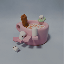 Canequinha. 3D, 3D Modeling, and 3D Design project by ggddias22 - 01.31.2026