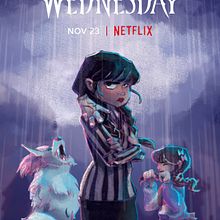 Wednesday. Un progetto di Illustrazione digitale, Illustrazione infantile, Design di poster , Pittura ad acquerello e Character design di milolmorassi - 31.01.2026