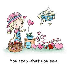 You reap what you sow. . Projekt z dziedziny Ilustracja c, frowa,  R i sunek użytkownika natalia_926170 - 31.01.2026