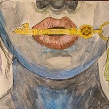 Schweigen ist Gold Ein Projekt aus dem Bereich Traditionelle Illustration von adela_birau - 01.02.2026