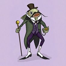 Para quem é, bacalhau basta. Digital Illustration project by sofia_araujorocha - 02.01.2026