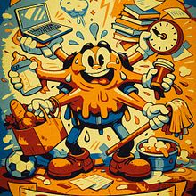 "El que mucho abarca, poco aprieta". Traditional illustration, Digital Illustration, Photograph, and Digital Drawing project by Rubén Terán - 02.01.2026