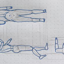 Proceso figura anatómica básica y sus perspectivas. Fine Arts, Drawing, Pencil Drawing, Realistic Drawing, Figure Drawing, and Sketching project by Cristian Ramírez - 02.03.2026