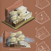 Ilustración Digital con Procréate . % Alejandra Lopez tarafından hazırlanan Mimari İllüstras, on, Mimarlık, Dijital Mimarlık, Dijital İllüstras, on, Eskiz çizimi, Çizim, Dijital Tasarım, Ve 3D Tasarım projesi - 02.04.2026