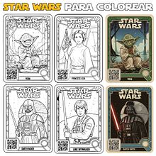 Star Wars Para Colorear. Un progetto di Disegno, Graphic design e Design di poster  di emilio_juan - 05.02.2026