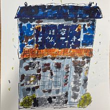 First practice . Architectural Illustration, Drawing, Ink Illustration, Sketchbook, and Sketching project by bobloklok6 - 02.08.2026