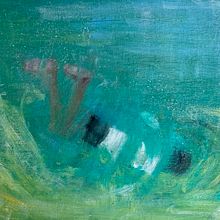 Oil Painting: Water and Human Figure Ein Projekt aus dem Bereich Anatomische Zeichnung, Bildende Künste, Ölmalerei und Malerei von Faithlina - 09.02.2026