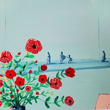 Die Entfaltung - eine wortlose Überraschung. Drawing, Traditional illustration, Children's Illustration, Narrative, Gouache Painting, Stor, telling, and Picturebook project by Neva Richoz - 02.11.2026