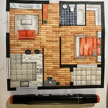 primo lavoro. Un proyecto de Dibujo de anntonella mossotto - 13.02.2026