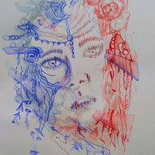 Portraits . Un proyecto de Bellas Artes, Pintura, Dibujo e Ilustración con tinta de Heidrun Kretschmer - 14.02.2026