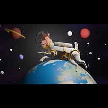 Laika. Een project van 3D, 3D-karakterontwerp,  3D-ontwerp,  3D-modellering y Ontwerp van personages van Luigi Alboreto - 17.02.2026
