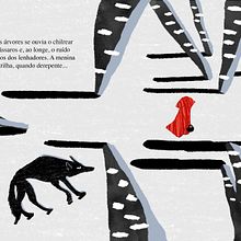 Chapeuzinho Vermelho. Drawing, Editorial Design, Traditional illustration, Children's Illustration, Narrative, Stor, board, and Picturebook project by Barbara Vit - 02.18.2026