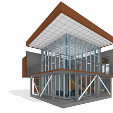 Modelo DOM. Projekt z dziedziny 3D,  Architektura, Architektura wnętrz,  Modelowanie 3D, Architektura cyfrowa i Wizualizacja architektoniczna użytkownika emm82336 - 19.02.2026